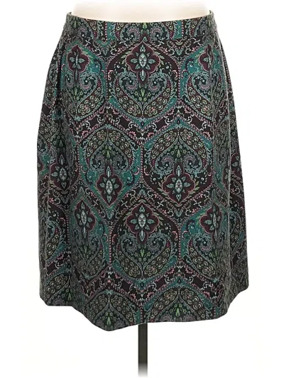 Pre-owned Talbots Casual Skirt In Burgundy