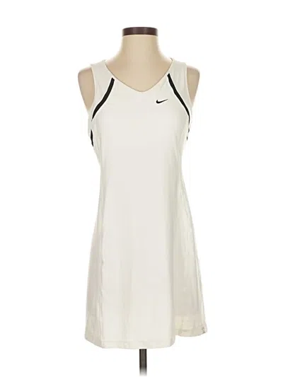 Pre-owned Nike Casual Dress In White