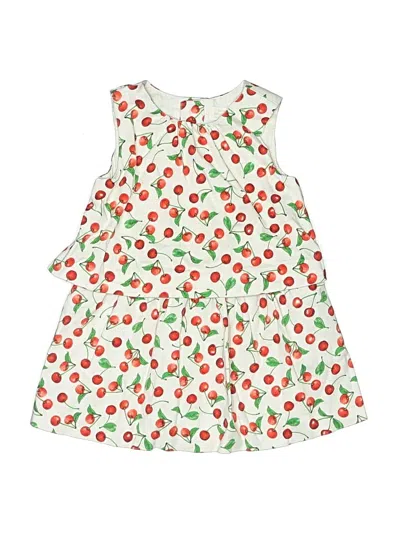 Pre-owned Zara Kids' Dress In Green