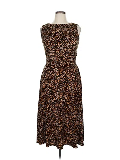 Pre-owned Coldwater Creek Cocktail Dress In Brown
