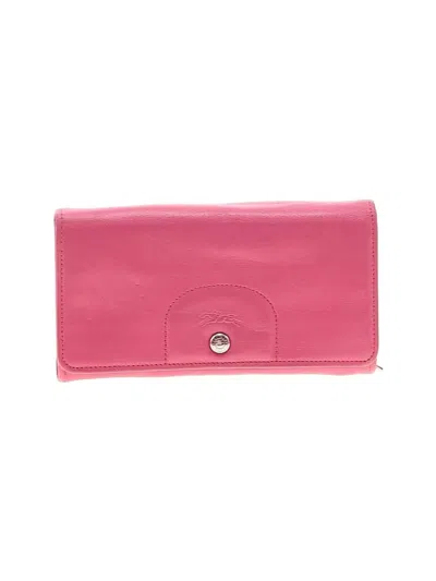 Pre-owned Longchamp Wallet In Pink