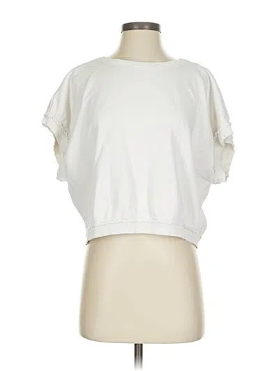 Pre-owned Pilcro Cardigan Sweater In White