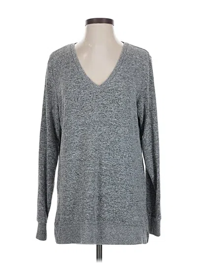 Pre-owned Lucky Brand Pullover Sweater In Gray