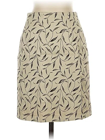 Pre-owned Iris Singer Collection Casual Skirt In White