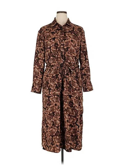 Pre-owned Nili Lotan Casual Dress In Brown