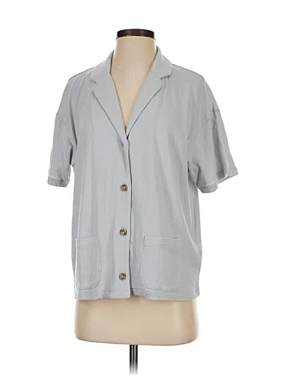 Pre-owned Madewell Blazer Jacket In Gray