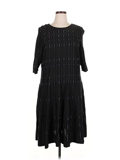 Pre-owned Nic + Zoe Casual Dress In Black