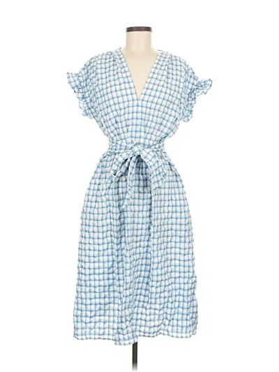 Pre-owned Max Studio Casual Dress In Blue