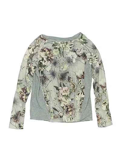 Pre-owned Molo Kids' 3/4 Sleeve T-shirt In Green