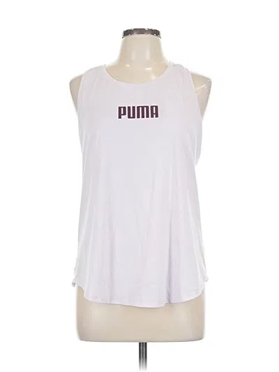 Pre-owned Puma Sleeveless T-shirt In White