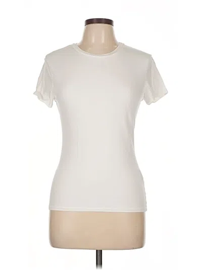 Pre-owned Abercrombie & Fitch Short Sleeve T-shirt In White