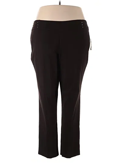 Jm Collection Active Pants In Black