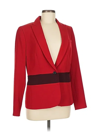 Pre-owned Anne Klein Blazer Jacket In Red