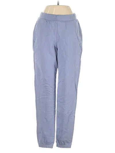 Pre-owned Girlfriend Collective Casual Pants In Blue