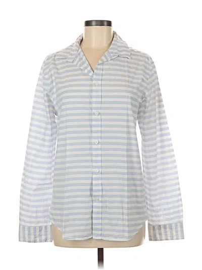 Pre-owned Jack & Jones Long Sleeve Button Down Shirt In Gray