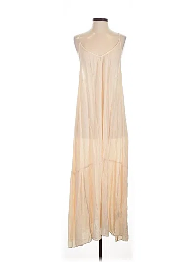 Pre-owned H&m Casual Dress In White