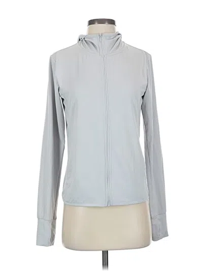 Pre-owned Uniqlo Long Sleeve Turtleneck In Silver