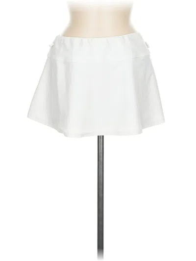 Pre-owned Assorted Brands Casual Skirt In White