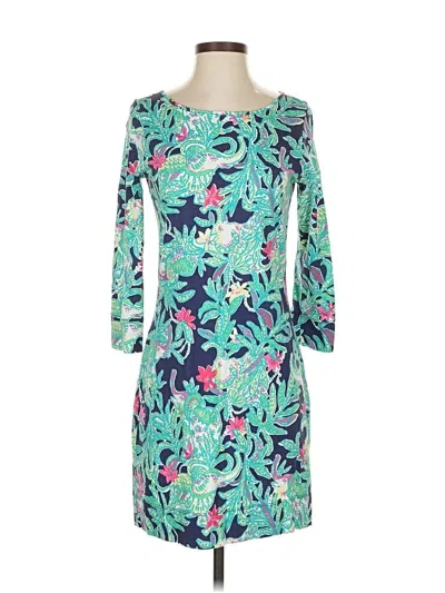 Pre-owned Lilly Pulitzer Casual Dress In Blue