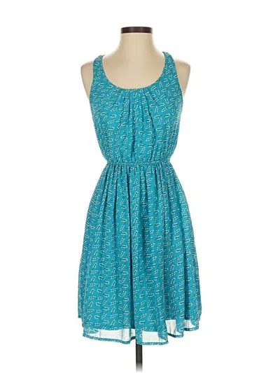 Pre-owned Lulus Casual Dress In Blue