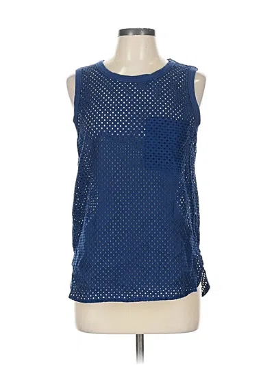 Pre-owned Banana Republic Sleeveless Blouse In Blue