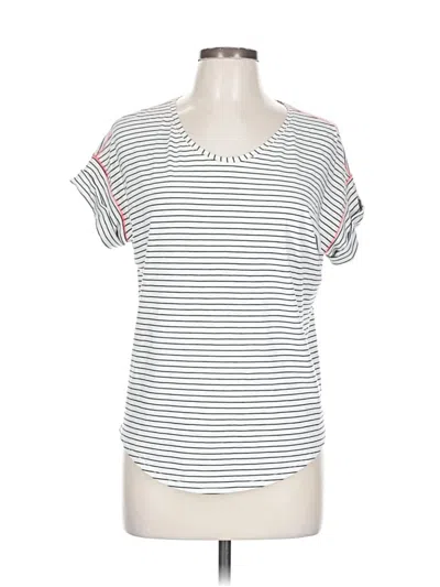 Pre-owned Lululemon Athletica Short Sleeve T-shirt In White