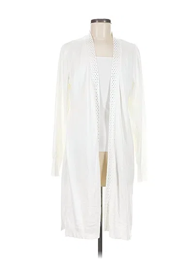 Pre-owned Jm Collection Vest In White