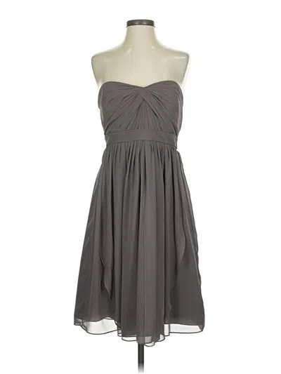 Pre-owned Jenny Yoo Collection Cocktail Dress In Gray