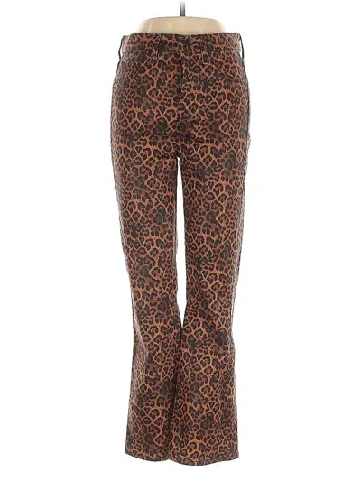 Pre-owned 7 For All Mankind Casual Pants In Brown