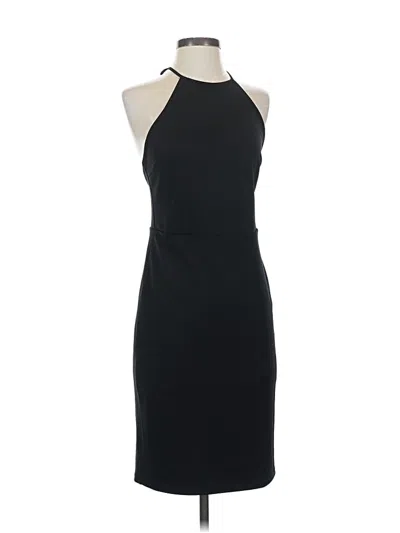 Pre-owned H&m Cocktail Dress In Black