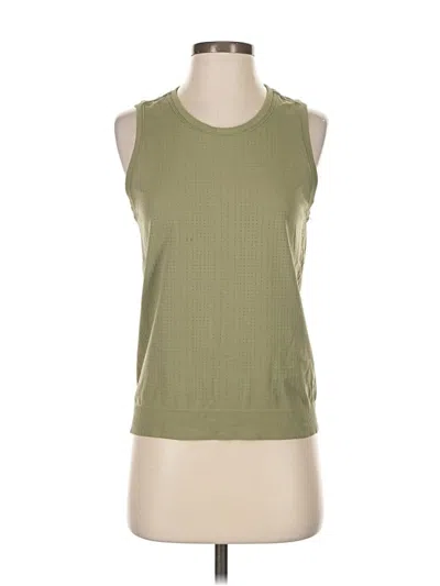 Pre-owned Athleta Sleeveless T-shirt In Green