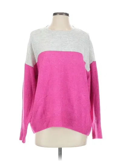 Pre-owned Vince Camuto Pullover Sweater In Pink