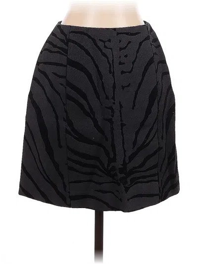 Pre-owned Carven Wool Skirt In Black