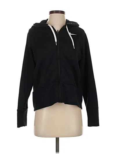 Pre-owned Nike Zip Up Hoodie In Black