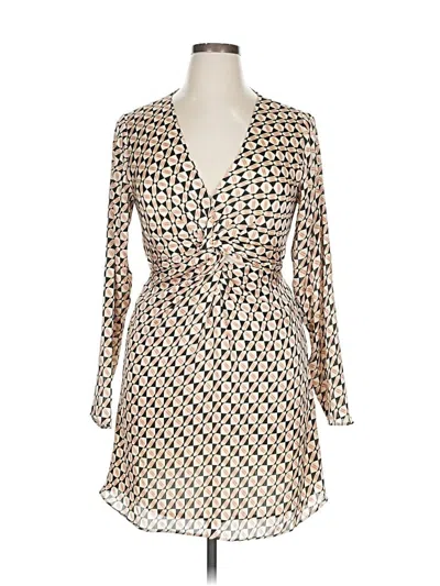 Pre-owned Minkpink Cocktail Dress In Brown