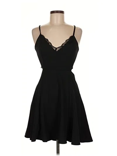 Pre-owned Lush Cocktail Dress In Black