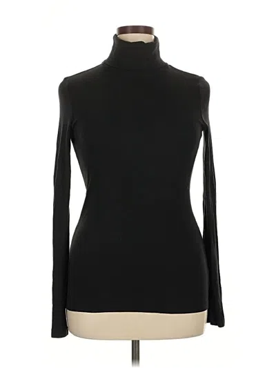 Pre-owned Splendid Turtleneck Sweater In Black