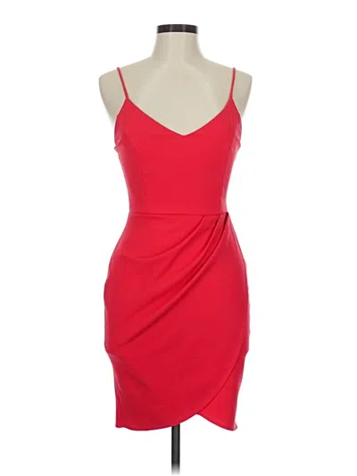 Pre-owned Lulus Cocktail Dress In Orange