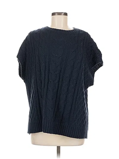 Pre-owned Jjill Pullover Sweater In Blue