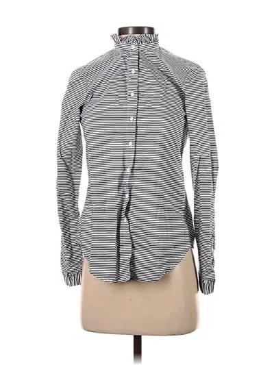 Pre-owned Gap Long Sleeve Button Down Shirt In Gray
