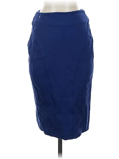 Pre-owned Shape Fx Formal Skirt In Blue