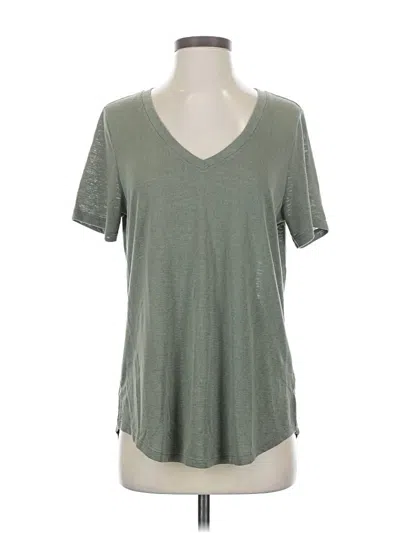 Pre-owned Athleta Short Sleeve T-shirt In Green
