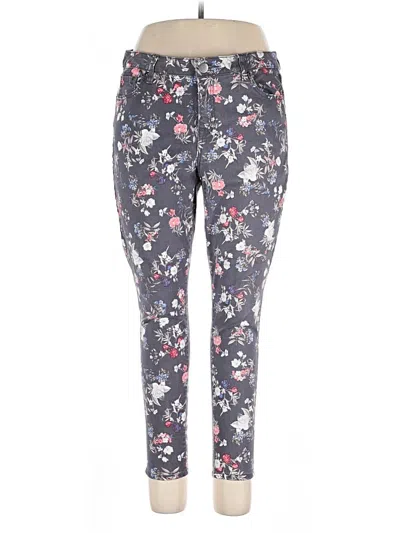 Pre-owned Lane Bryant Jeggings In Gray