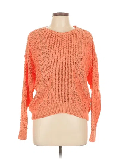 Pre-owned Polo Ralph Lauren Pullover Sweater In Orange