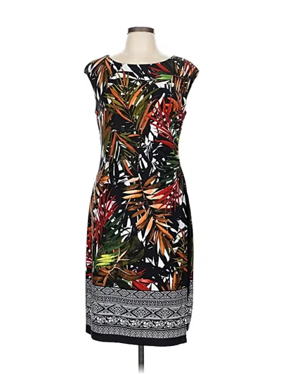 Pre-owned Connected Apparel Cocktail Dress In Black