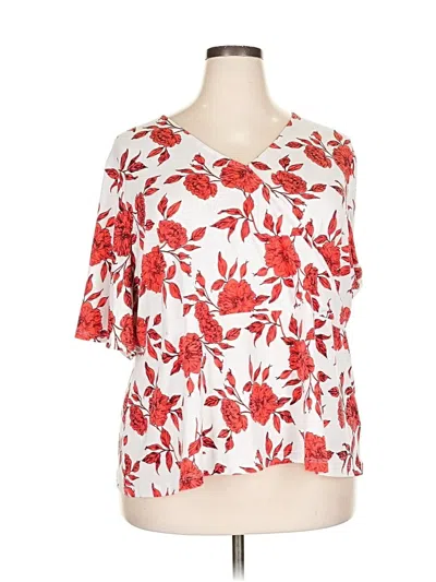 Pre-owned Liz Claiborne Casual Dress In Red