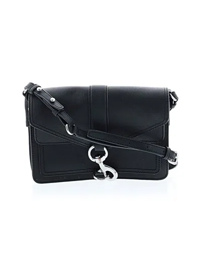 Pre-owned Rebecca Minkoff Leather Crossbody Bag In Black
