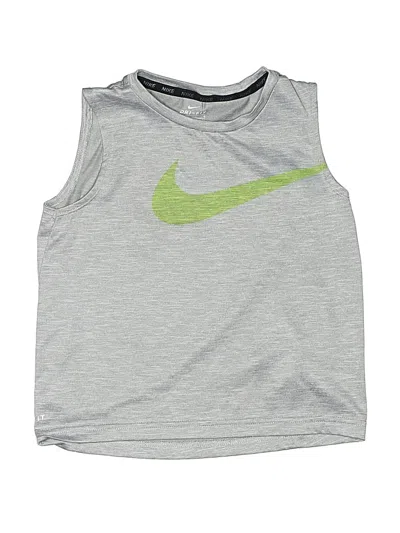 Pre-owned Nike Kids' Sleeveless T-shirt In Gray