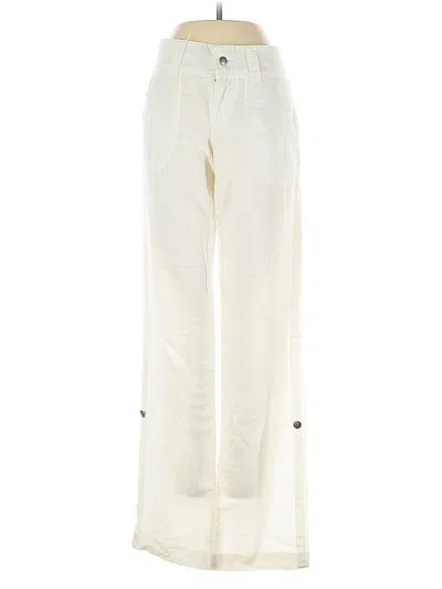 Pre-owned Berenice Casual Pants In White