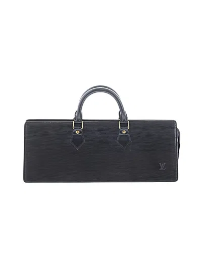 Pre-owned Louis Vuitton Leather Satchel In Black